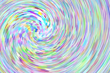 A colorful swirl of light and dark colors. The colors are bright and vibrant, creating a sense of energy and movement. The swirl seems to be in motion, as if it is spinning or swirling around