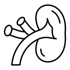 Kidney line icon