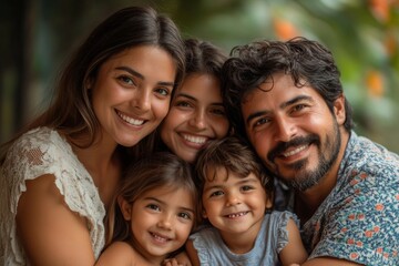 Obraz premium Happy family, Generative AI
