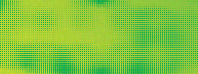 Pixel green mosaic. Monochrom abstract vector background. Retro pixilated backdrop. Cover art for a comic book or manga