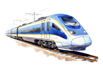 Naklejka premium PNG Train locomotive vehicle railway.