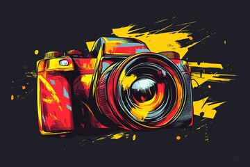 World Photography Day with World Map Background, photographer taking photo. World Photography Day social media banner and instagram banner post design