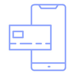 Mobile Payment Outline Icon