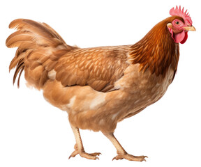 Fototapeta premium PNG Chicken poultry animal brown.