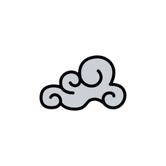 Japanese cloud icon