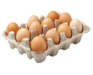 An egg isolated on white transparent background