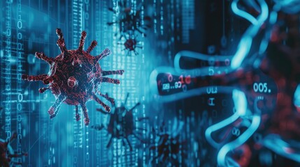 Digital Virus Infection in Cyberspace