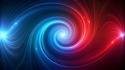 Dark blue and red background with glowing spiral side by side , dark, blue, red, background, glowing, spiral, abstract