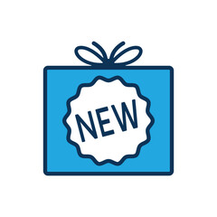 Product thin line icon set. Containing package, parcel, packet, gift, delivery cardboard box, recommendation, top seller, open shipping box or unboxing, carton boxes, brand. Vector illustration