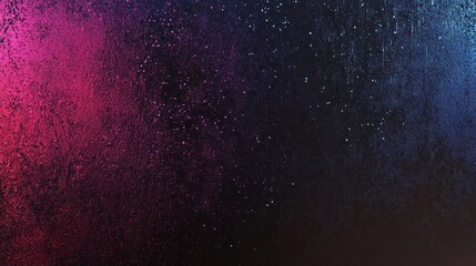 Fototapeta premium Abstract Background with Pink and Blue Specks on Black