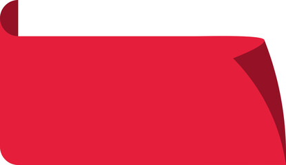 Price tag symbol. Flat style. Ribbon banner.