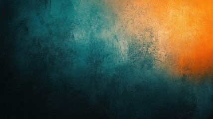 Abstract Teal and Orange Textured Background