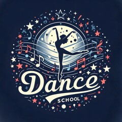 emblem, badge, dance school logo