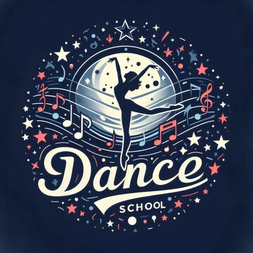 emblem, badge, dance school logo