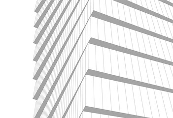 Fototapeta premium 3d rendered building