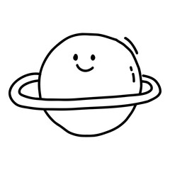 planet icon illustration
