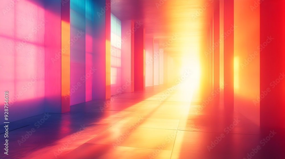 Aufkleber vibrant and dynamic abstract composition representing the concepts of business and finance featuring