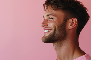 Fototapeta premium A close up of a man's face