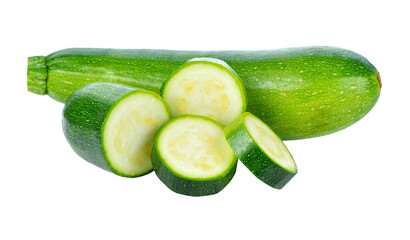 Fresh zucchini transparent png