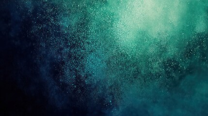 Obraz premium Abstract Teal and Blue Speckled Background