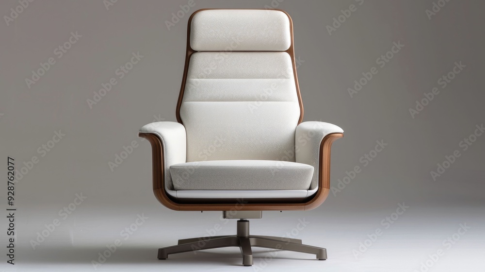 Poster ergonomic office chair with deep depth of field creating a cozy and productive work environment for 