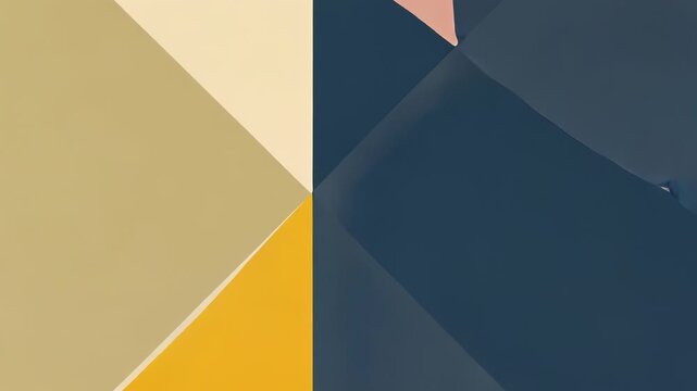 retro color abstract shapes motion graphic animation