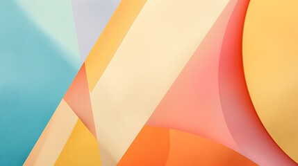Obraz premium Abstract Background with Colorful Geometric Shapes