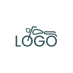 Motorcycle Logo Design Template Vector Illustration 