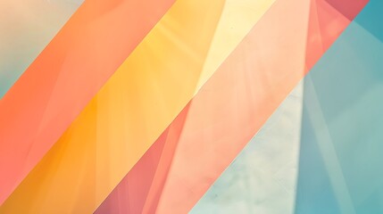 Obraz premium Abstract Geometric Background with Pastel Colors