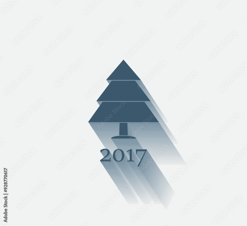 Poster vector dark color icon with shadow on light background