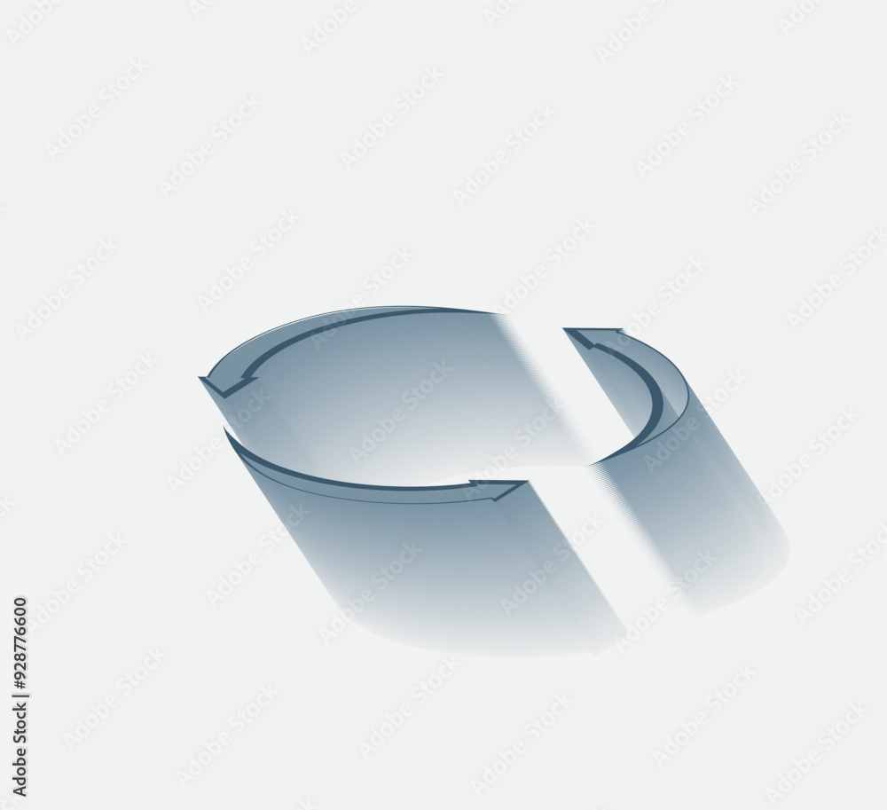 Poster vector dark color icon with shadow on light background
