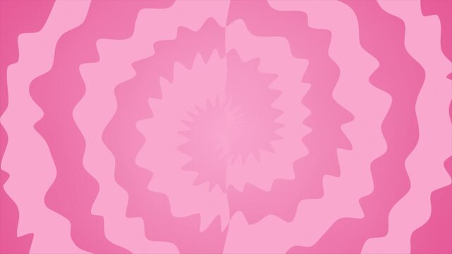 Magenta red color Rotating wavy pattern complex pattern abstract design loop able geometrical background