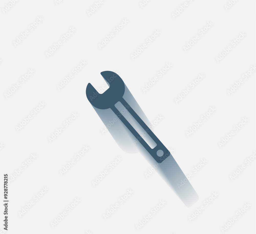 Poster vector dark color icon with shadow on light background