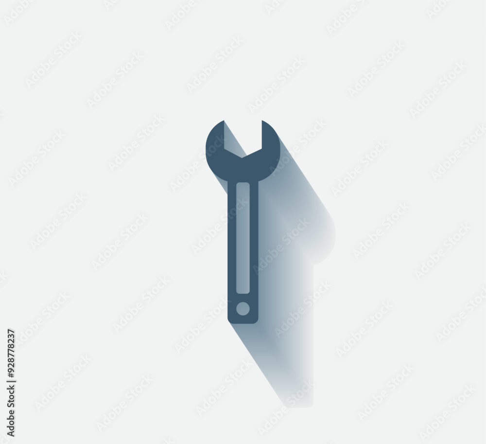 Poster vector dark color icon with shadow on light background