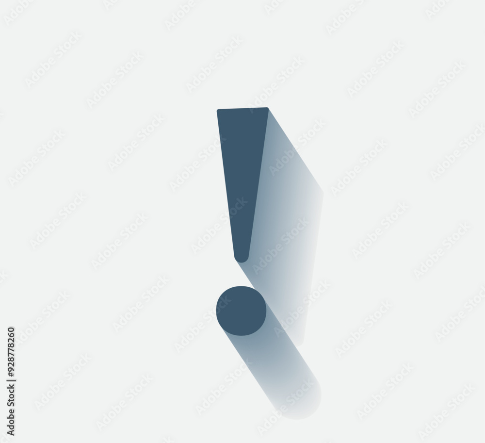 Poster vector dark color icon with shadow on light background