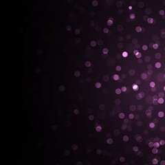 Bright pink bokeh. Beautiful sparkling particles. Magic bokeh background. Christmas shiny lights. © FlammaChe