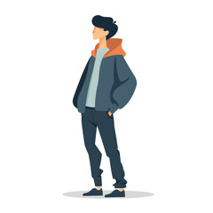 PNG Image of a teenage boy