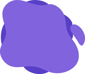 Memphis shape element. Liquid shape.