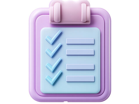 a clipboard with check marks and check marks