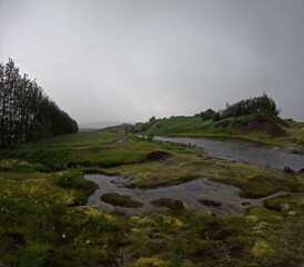Fototapeta premium Secret Lagoon, Iceland