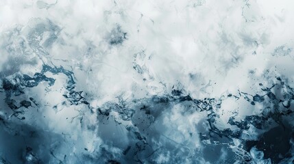 Obraz premium Black White Marble. Abstract Fog with White and Dark Elements for Nature-inspired Design