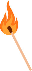 Match icon. Flat style. Outdoor icon.