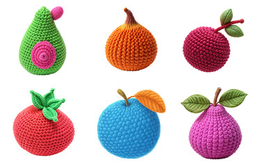 Food Crochet PNG with Transparent Cut Out