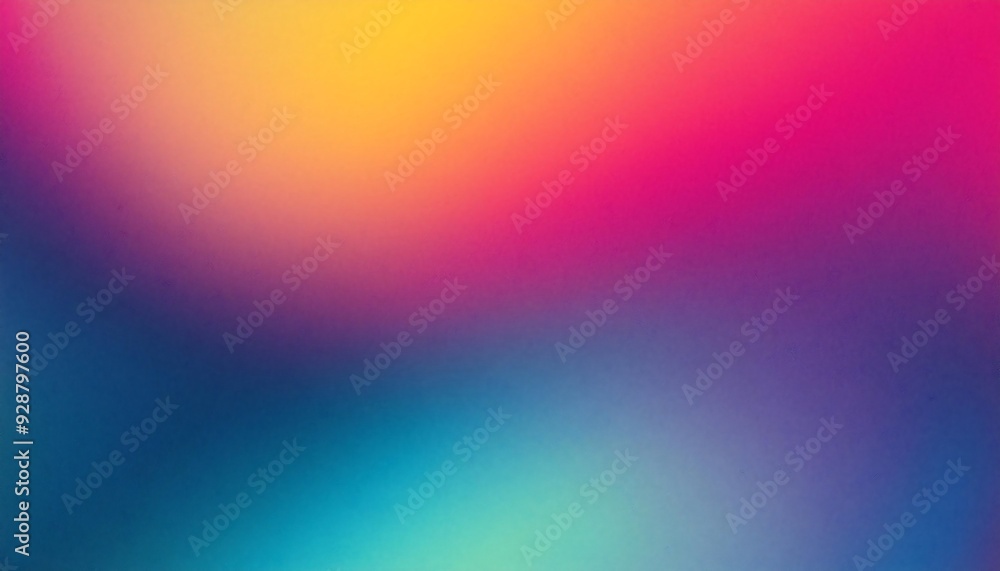 Aufkleber abstract trendy colorful gradient background with noisy grain texture, vibrant and modern design ele