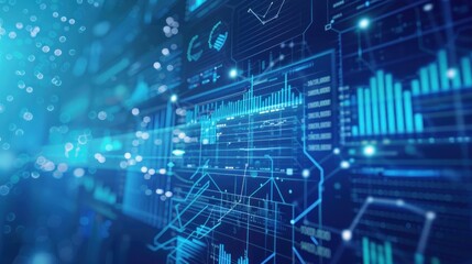 Digital Data Visualization Display