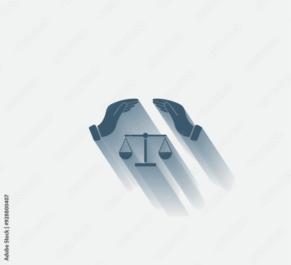 Poster vector dark color icon with shadow on light background