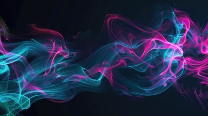 Abstract Flowing Lines of Light