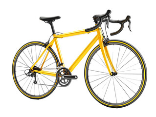 a yellow and black bicycle