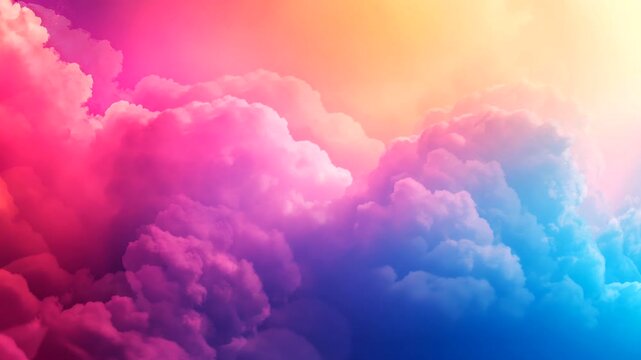 Heavenly Kaleidoscope: Ever-Changing Colorful Clouds
