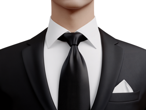 a close up of a man in a suit